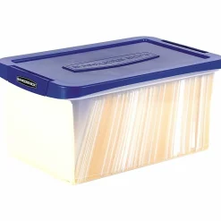 Bankers Box® Heavy-Duty Plastic Storage Bin, Extra Deep 20