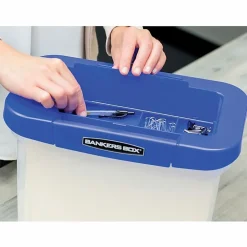Bankers Box® Heavy-Duty Portable Storage File Box, 10 3/4