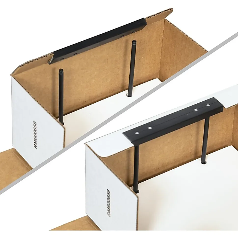 Bankers Box® Liberty® Binder Pak Storage Box, 4 3/4" x 9 3/4" x 11 7/8", 35% Recycled, White/Blue