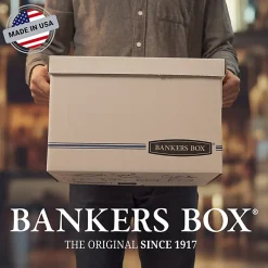 Bankers Box® Liberty® Plus Heavy-Duty Storage Boxes , Letter Size, 24
