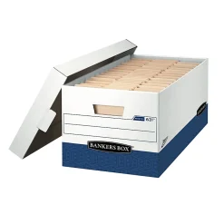 Bankers Box® Presto™ Heavy-Duty Storage Boxes, Letter Size, 24