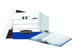 Bankers Box® Printout Data Pak Storage Boxes With Lift-Off Lids, Letter/Legal Size, 13