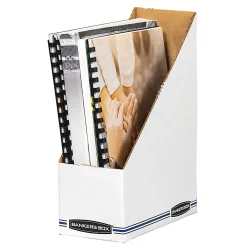 Bankers Box® 60% Recycled Low-Cost Fiberboard Magazine File, 11 3/4"H x 4"W x 9 1/4"D