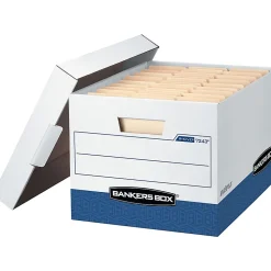 Bankers Box® R Kive® FastFold® Heavy-Duty Storage Boxes, Letter/Legal Size, 15“D x 12