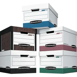 Bankers Box® R Kive® Standard-Duty Storage Boxes With Lift-Off Lids, Letter/Legal Size, 15