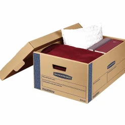 Bankers Box® SmoothMove™ Prime Lift-Off Lid Moving Boxes, Large, 24