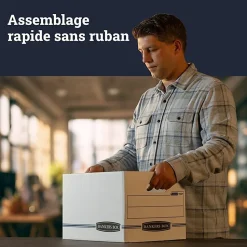 Bankers Box® Stor/File™ Boxes With Lift-Off Lids, Letter/Legal Size, 12 1/2