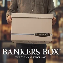 Bankers Box® Stor/File™ Medium-Duty Storage Boxes With Lift-Off Lids, Letter Size, 10