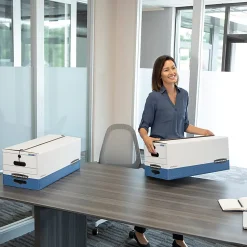 Bankers Box® Stor/File™ Medium-Duty Storage Boxes, Legal Size, 24