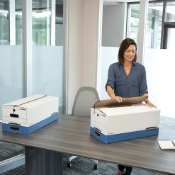 Bankers Box® Stor/File™ Medium-Duty Storage Boxes, Letter Size, 24