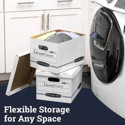 Bankers Box® Stor/File™ Standard-Duty Storage Boxes With Lift-Off Lids, Letter/Legal Size, 10