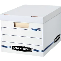 Bankers Box® Stor/File™ Standard-Duty Storage Box With Lift-Off Lids And Built-In Handles, Letter/Legal Size, 15