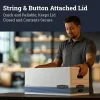 Bankers Box® Stor/File™ Stringed Medium-Duty Storage Boxes, Letter Size, 10" x 12" x 24", White/Blue, Case Of 20