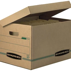 Bankers Box® Systematic™ Standard-Duty Storage Boxes, Letter/Legal Size, 10