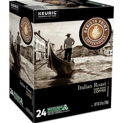 Barista Prima Coffeehouse Italian Roast Keurig Single Serve K-Cup Pods, Dark Roast, 24 Pods Per Pack, Case Of 4 Packs