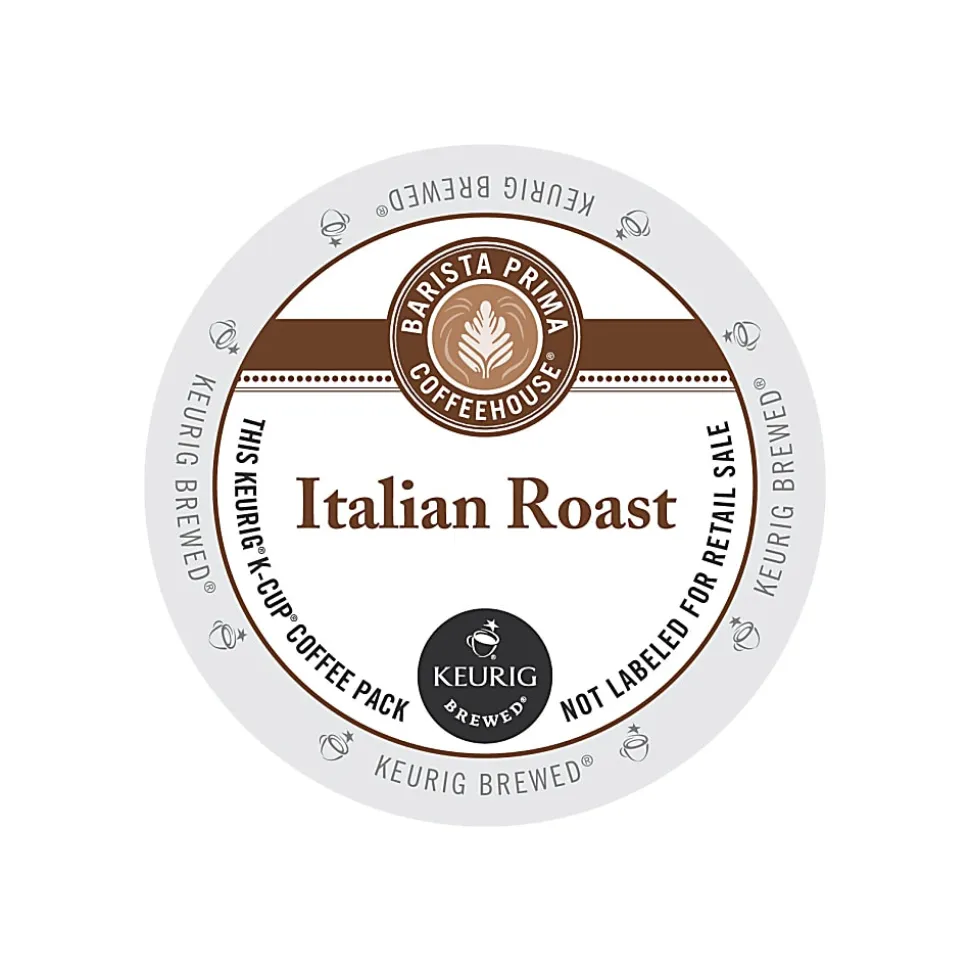 Barista Prima Coffeehouse® Single-Serve Coffee K-Cup® Pods, Italian Roast, Carton Of 24