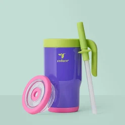 Base Brands Chiller Travel Mug, 14 Oz, Purple
