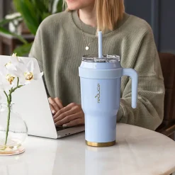 Base Brands Reduce Cold-1 Mug, 40 Oz, Glacier