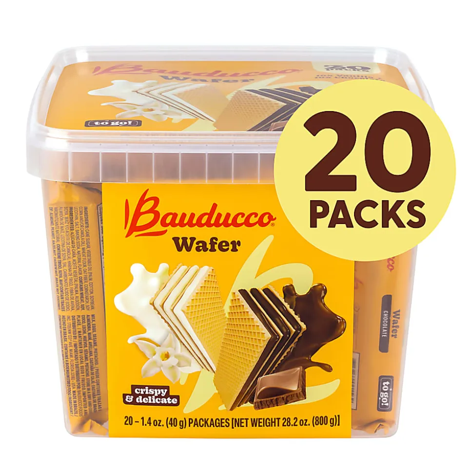 Bauducco Wafers, 1.4 Oz, Total Qty 20