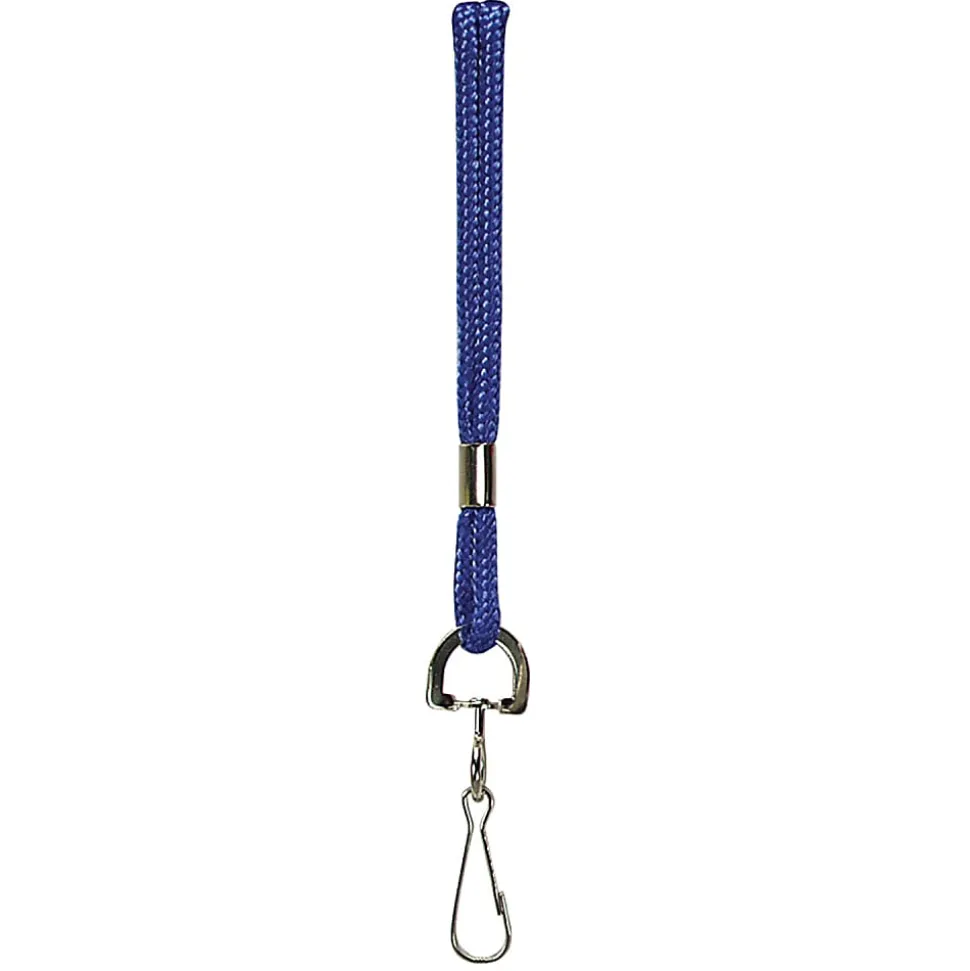 Baumgartens® Lanyards, 38", Blue, Pack Of 24