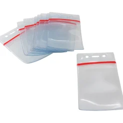Baumgartens Sealable Vertical Badge Holder, 3 3/4