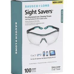 Bausch & Lomb Sight Savers Pre-Moistened Anti-Fog Tissues, 5 5/16