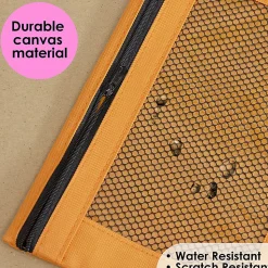BAZIC Products 3-Ring Pencil Pouches with Mesh Windows, 9-13/16” x 7”, Retro Pastel, Pack Of 12 Pouches