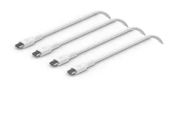Belkin BoostCharge Braided USB-C To USB-C Cable, 1M/3.3ft, White
