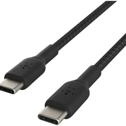 Belkin BoostCharge Braided USB-C To USB-C Cable, 1M/3.3ft, Black