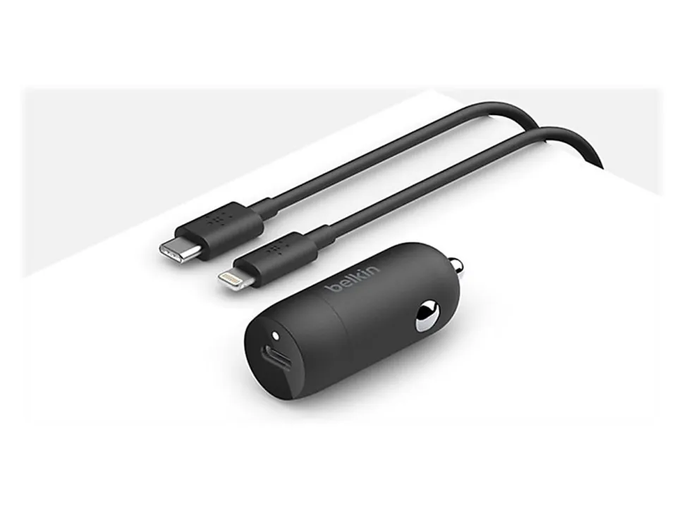 Belkin® BOOST CHARGE Car Power Adapter, Black