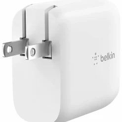 Belkin BoostCharge Dual USB-C Wall Charger, 40W, White, WCB006DQWH