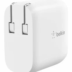 Belkin BoostCharge Dual USB-C Wall Charger, 40W, White, WCB006DQWH