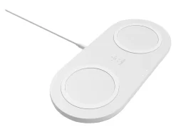 Belkin BoostCharge Dual 10-Watt Wireless Charging Pads, White
