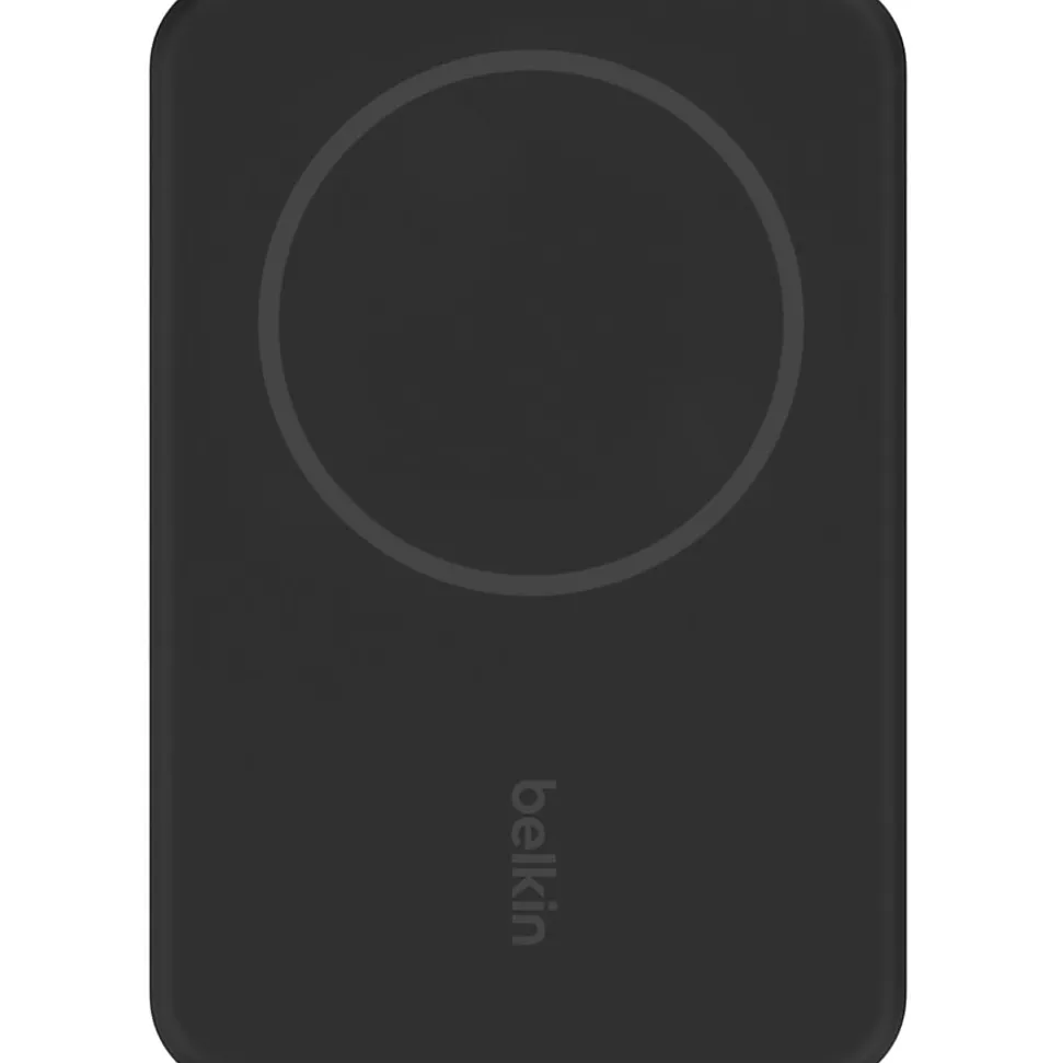 Belkin BoostCharge Magnetic Wireless Power Bank 5K + Stand - For iPhone 13 Pro, iPhone 12 - 5000 mAh - Black