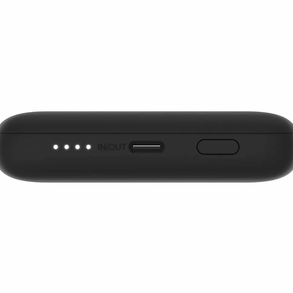 Belkin BoostCharge Plus 10K USB-C Power Bank with Integrated Cables - Black
