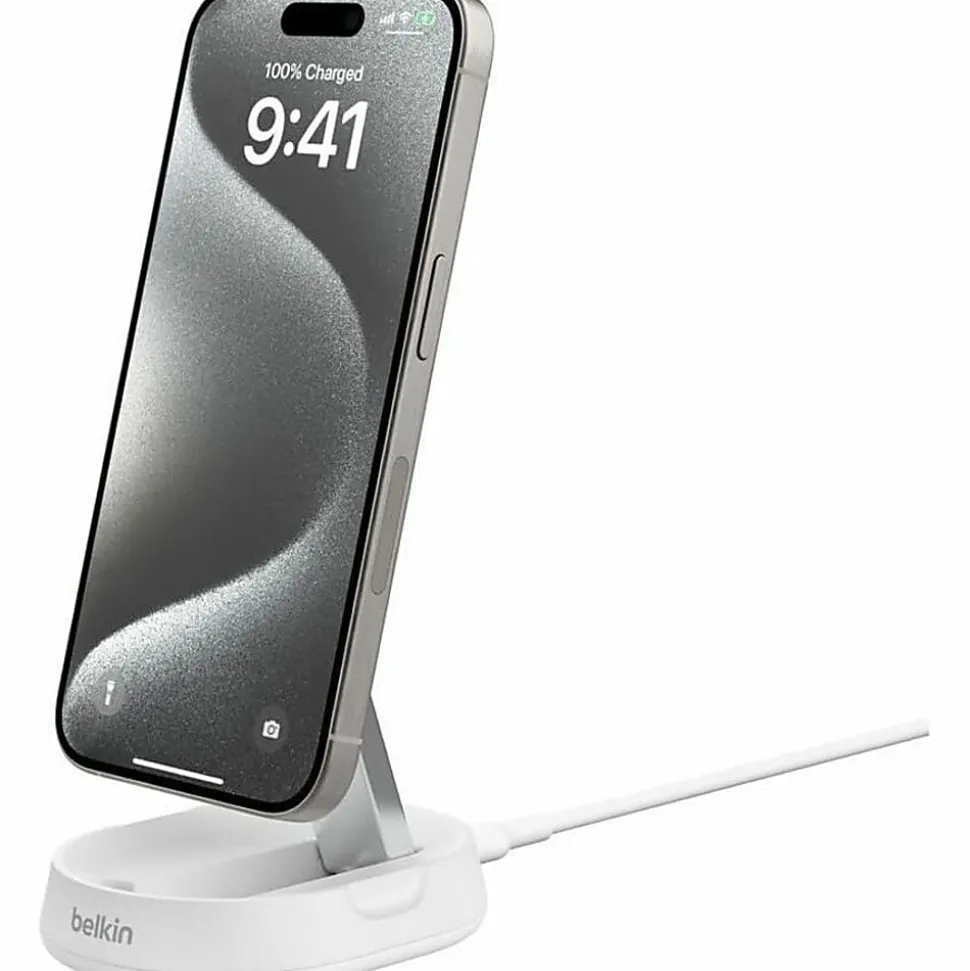 Belkin BoostCharge Pro Convertible Magnetic Wireless Charging Stand with Qi2 15W - - WIA008TTWH