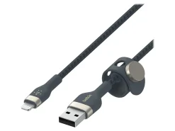 Belkin BoostCharge Pro Flex Braided USB-A to Lightning Cable, 2M/6.6FT, Blue