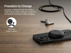 Belkin BoostCharge Pro Magnetic Wireless Charging Pad, Black, WIA011TTBK