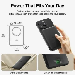 Belkin BoostCharge Slim Magnetic Power Bank 5K