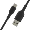 Belkin BoostCharge USB-A To USB-C PVC Cable (2M/6.6ft), Black