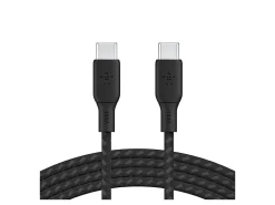 Belkin BoostCharge USB-C to USB-C Power Cable, 100W Power Delivery, 2M, 6.6ft, Black