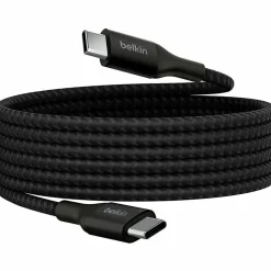 Belkin BoostCharge USB-C to USB-C Cable 240W - 6.56 ft USB-C Data Transfer Cable - CAB015BT2MBK