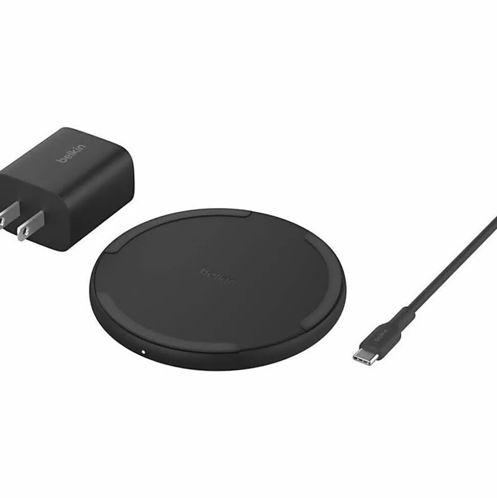 Belkin BoostCharge 15W Wireless Charging Pad, Black