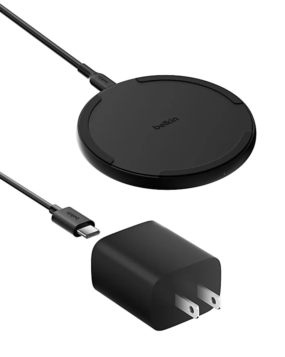 Belkin BoostCharge 15W Wireless Charging Pad, Black