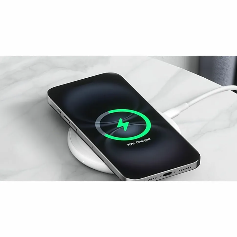 Belkin BoostCharge 15W Wireless Charging Pad, White, Total Qty 1