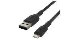 Belkin Braided Lightning Cable USB-A To Lightning, 6.5ft/2m, Black