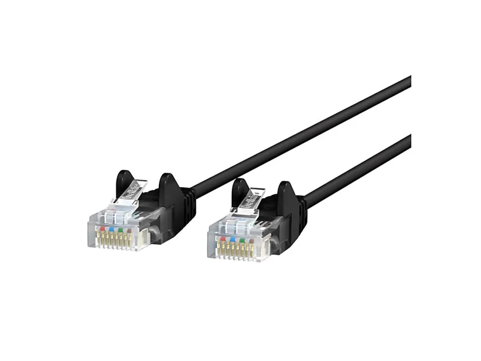 Belkin CAT6 Slim Gigabit Snagless UTP Ethernet Cable - 20 ft Category 6 Network Cable - CE001B20BLKS