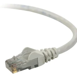 Belkin Cat.6 UTP Patch Cable - RJ-45 Male Network - RJ-45 Male Network - 10ft - Gray