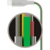 Belkin® DuraTek Plus Lightning To USB-A Cable With Strap, 6', Black, F8J236BT06-WHT
