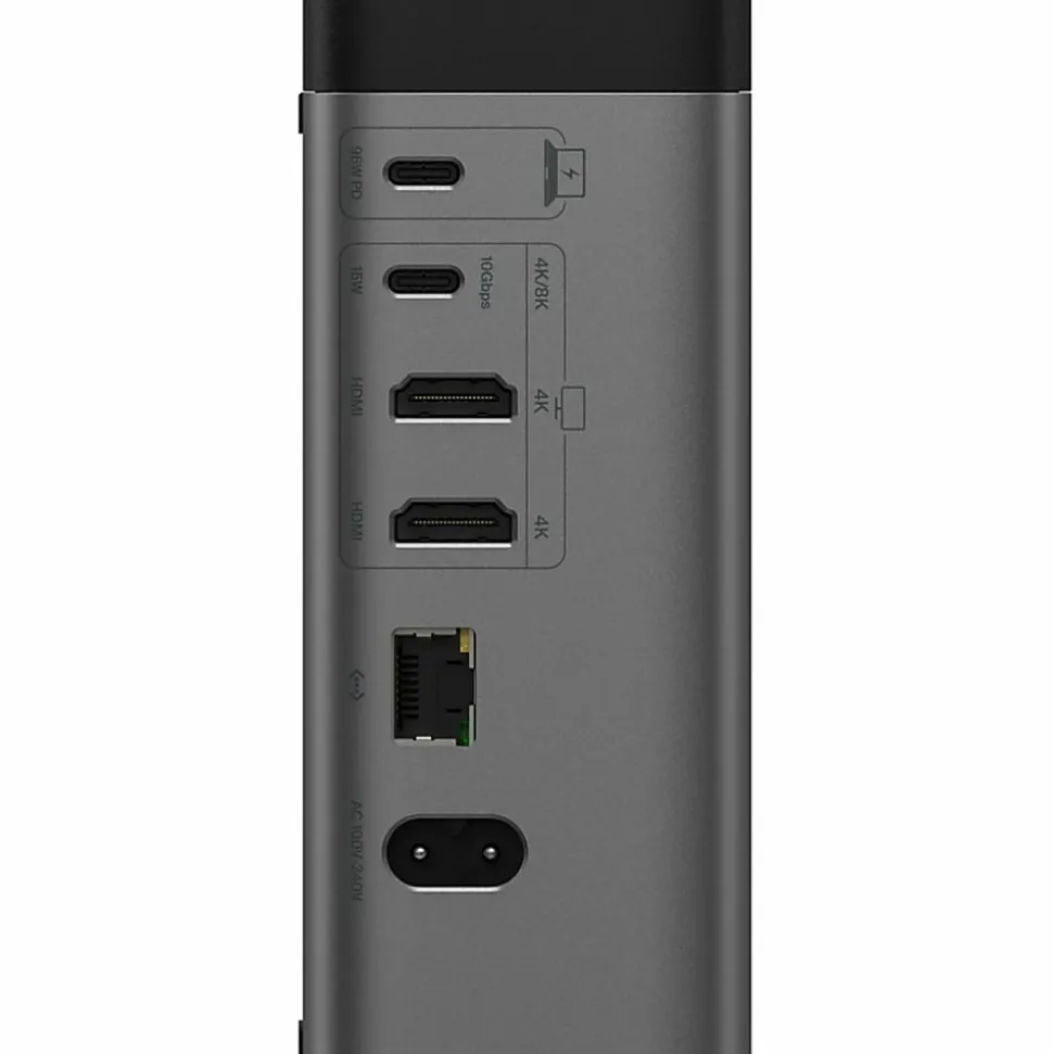Belkin 11-in-1 Triple Display USB-C Docking Station, 10 Gbps, Grey, INC020TTSGY